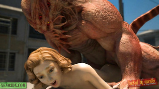 Diablo ravages Light-Haired. Romp with Monster