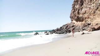 Curvy nymph was posing in a bathing suit before she got down and messy with a dark-hued fellow