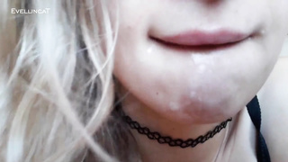 Housewarming blowage, she loves to be wished