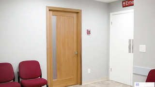 2 supah molten nurses are making enjoy while at work, expecting that no one would observe them