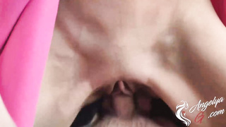 Uber-Cute light-haired in a pinkish sundress is deep-throating stiffy and getting romped while no one is witnessing