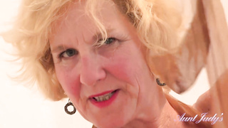 Molly Aj is a super-naughty, platinum-blonde nymph who loves to stuff her labia with nylons while jacking