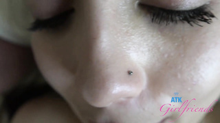 Nice teenage brown-haired, Mi Ha Doan is opening up up broad and suggesting her furry coochie, for free-for-all