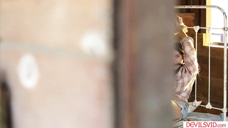 Huge-Titted, Mexican girl got smashed in a rear end- fashion stance and enjoyed how it perceived