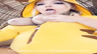 Immense boobed ash-blonde is lactating in front of the camera, because fellows like to see it