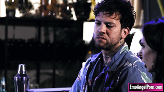 Magnificent brown-haired, Jewelz Blu is getting her soddening humid coochie banged, in the middle of the night