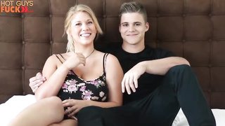 Kyle Dean is making enjoy with a immense jugged platinum-blonde, while her counterpart is out of town