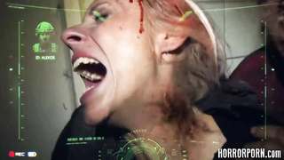 There was a nude lady on the staircase, going up to the room with zombies