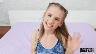 Natalie Knight is a nice platinum-blonde stunner, who loves to blow manmeat and get her coochie tongued