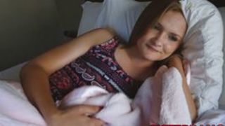 Creampied Teenage Paisley Brooks Takes a Rail on Stepbros Schlong