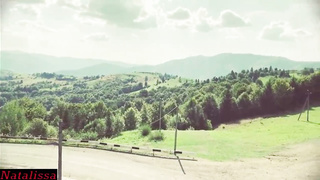 Teenage dark-haired with a purrfectly clean-shaved cooch, Natalissa deep-throats pecker in POINT OF VIEW, before getting screwed stiff