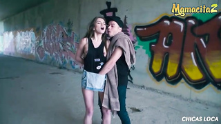 Evelina Darling luvs casual fuck-fest in public places and squeals from elation during an strenuous ejaculation