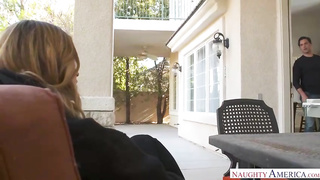 Tatted, light-haired chick with giant, rock-hard mammories, Kleio Valentien had super hot bang-out with her fresh paramour