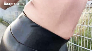 Enormous backside light-haired, Lara Cumkitten luvs to get boned from the back, in a public place