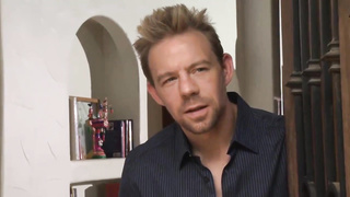 Pretty, ash-blonde cheerleader is nude and liking a casual bang on the bed, in the afternoon