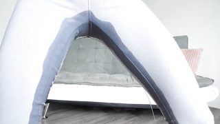 Paula Timid is a petite jugged girl with crimson hair who loves to get a golden bathroom