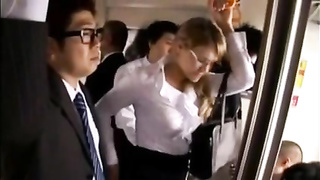 Platinum-Blonde honey was being harassed in the metro while she was going home from work