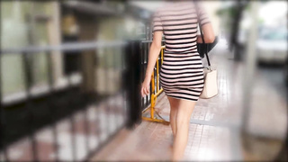 Sizzling Wifey Ambling In Cock-Squeezing Sundress Jiggling Mind-Blowing Donk