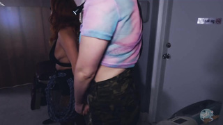 Alien is ravaging 2 chesty chicks in Field 51, after they were inhaling his large boner