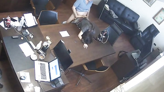 Russian Manager Penetrates Assistant At Office Covert Webcam