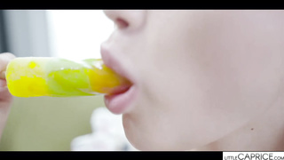 Lil Whim and Lika Starlet are munching their ice- creams in a highly super-sexy way