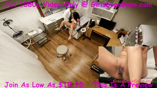 Insatiable school doll, Adrianna Fox loves the way Medic Tampa is frolicking with her honeypot