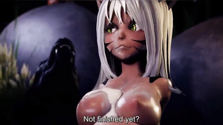 Cat women vs werewolves