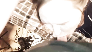 First-Timer dark-haired, Katie is having assfuck lovemaking with Father Mack and luving it more than she hoped