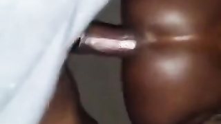 Ample Ebony Hard-On In Caboose