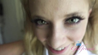 Riley Starlet is providing great footjobs to men she loves and permanently getting facial cumshot popshots