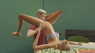 Mummy and stepson sleeping tricked after mummy deepthroating his cook