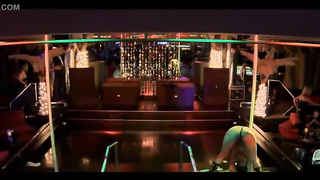 Excellent looking pillar dancer, Molly is performing in the stripclub, in the middle of the night