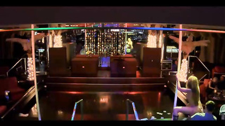 Excellent looking pillar dancer, Molly is performing in the stripclub, in the middle of the night