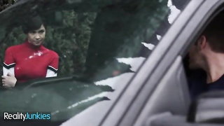 Ryan Ryder fell for a fantastic cheerleader, Cadey Mercury and couldn't hold back from porking her