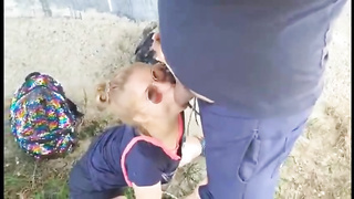 Trouser Snake lovin’ light-haired is frequently providing fellatios to strangers in swap for a great drill