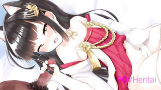 Kemokko Ecchi arm job