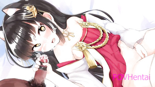 Kemokko Ecchi arm job