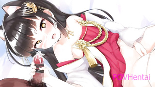 Kemokko Ecchi arm job