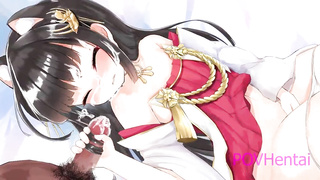 Kemokko Ecchi arm job