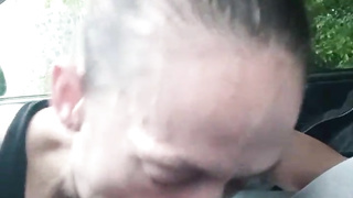 BONY LIL APRIL WATERS NEEDED A PLACE TO LINGER AND WAS COERCED TO GARGLE ON A EBONY MEATPIPE TO GO HOME WITH HIM