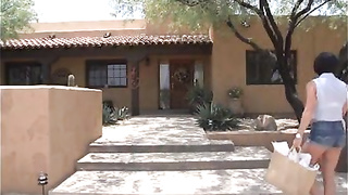 Wild mommy is having casual hump with her hottest pal's stepson, once in a while