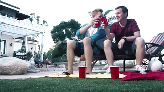 Valentina Nappi is throating her roomy's bone instead of his gf, because she also luvs him