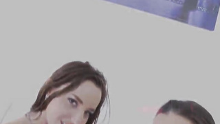 Jaw-Dropping women, Amirah Adara and Mea Melone are getting their butts humped, at the same time