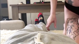 Nerdy doll is so nailing fine at inhaling penises and loves providing fellatios to her step- brutha