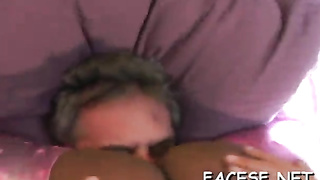 Manhood plunged in nefarious girlfriend 's jaws and putz