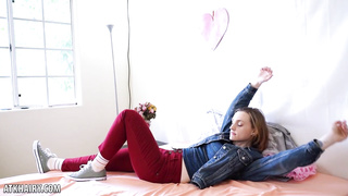 AbbyQ is a wild stunner who has a thing for demonstrating her unshaved gash on web cam