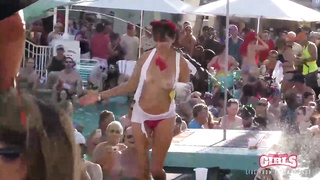 So many crazy women were dancing bare-chested in front of many dudes, including Key West