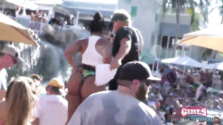 So many crazy women were dancing bare-chested in front of many dudes, including Key West