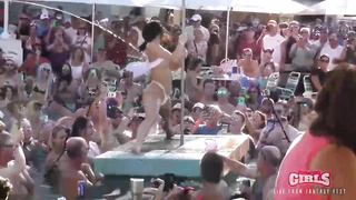 So many crazy women were dancing bare-chested in front of many dudes, including Key West