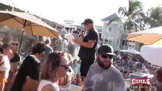 So many crazy women were dancing bare-chested in front of many dudes, including Key West